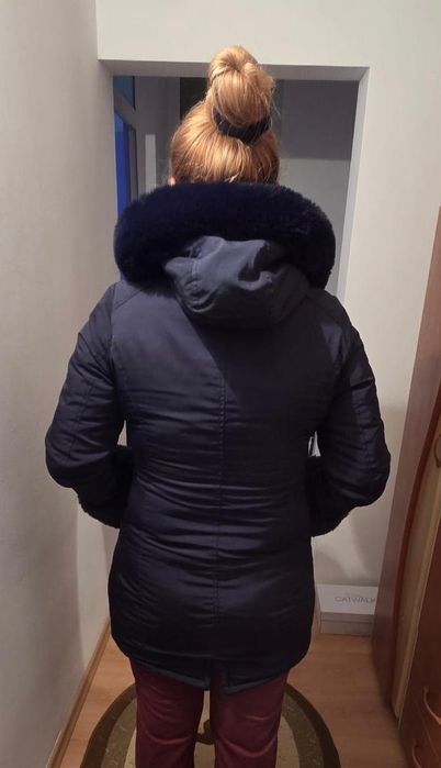 Geaca de iarna albastra