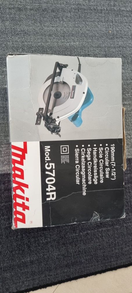 Makita 5704r fierastrau circular manual  nou