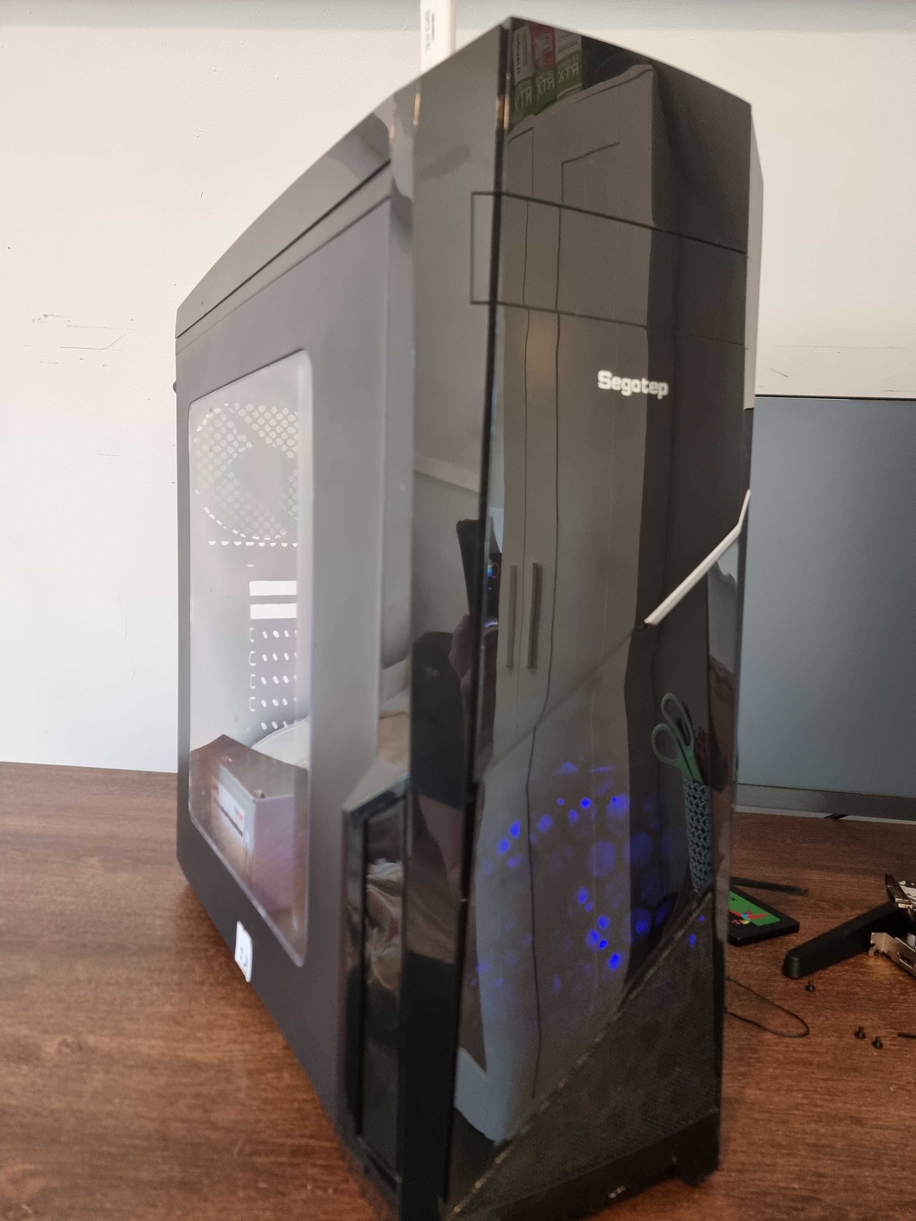 PC Office / Gaming + Monitor Ryzen 3 3200G 8GB RAM 256 NVME