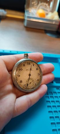 Джобен часовник сребърен  Chronometre Britania Watch