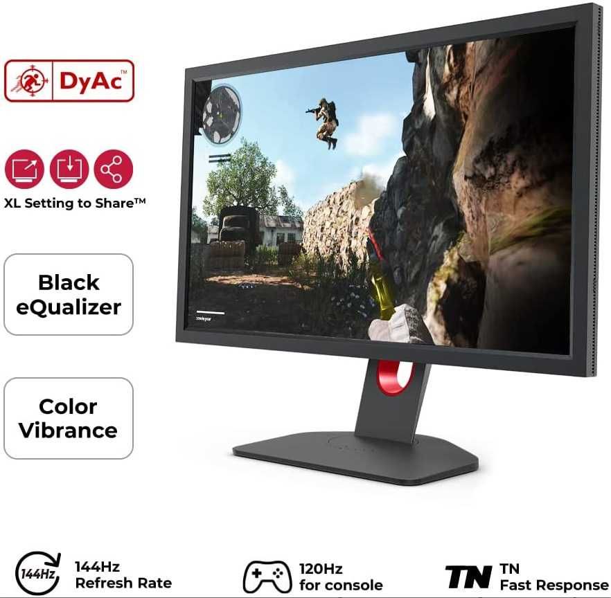 Monitor Gaming LED BENQ ZOWIE 24", XL2411K, Full HD, 144 Hz, 0.5 ms