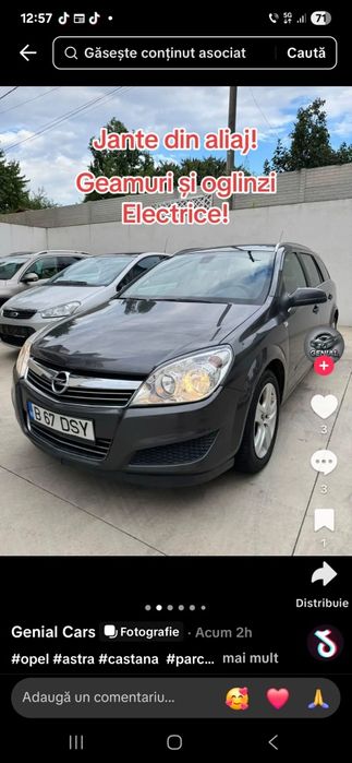 Opel Astra H Break 2010 - 1.7 CDTI - Impecabil!
Dotări:
- Aer conditio