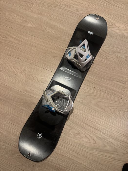 snowboard copii Ride 100 cm cu legaturi Burton
