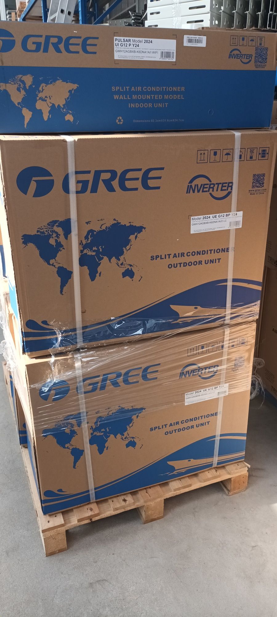 Aparat de aer conditionat Gree Pulsar 12000 BTU Kit instalare+Inverter