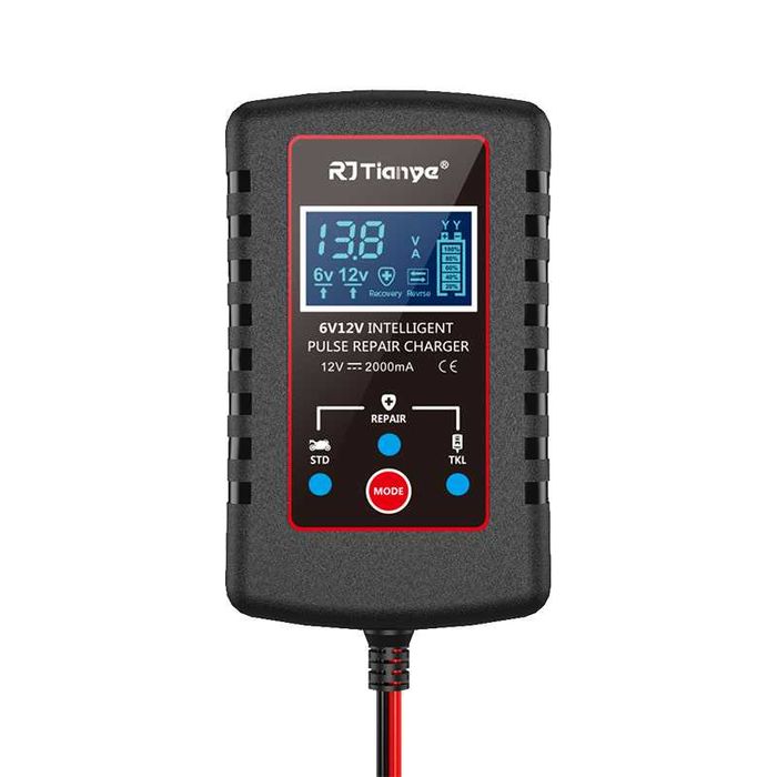 Зарядное устройство для аккумулятора мопеда, скутера, мотоцикла