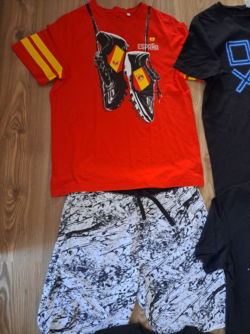 Lot tricou pantaloni scurti 158-164 12-13 ani H&M C&A Reserved