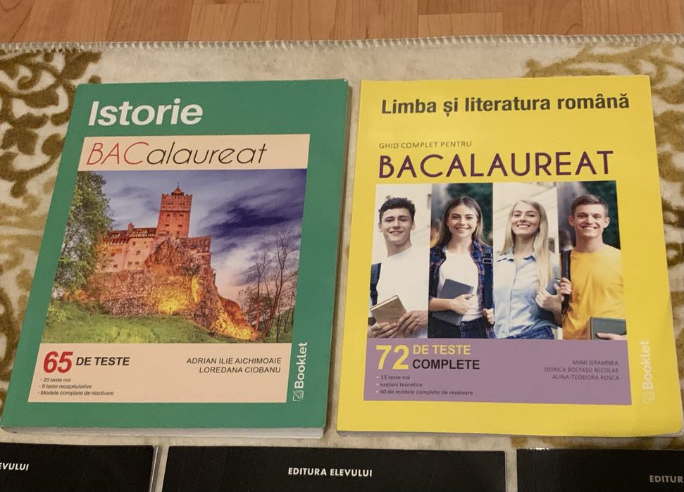 Pachet 5 cărți pregătire Bacalaureat