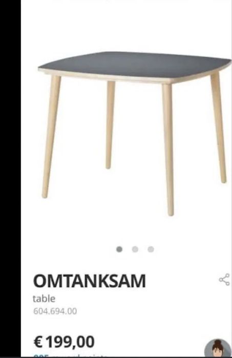 Masa Ikea din lemn si MDF