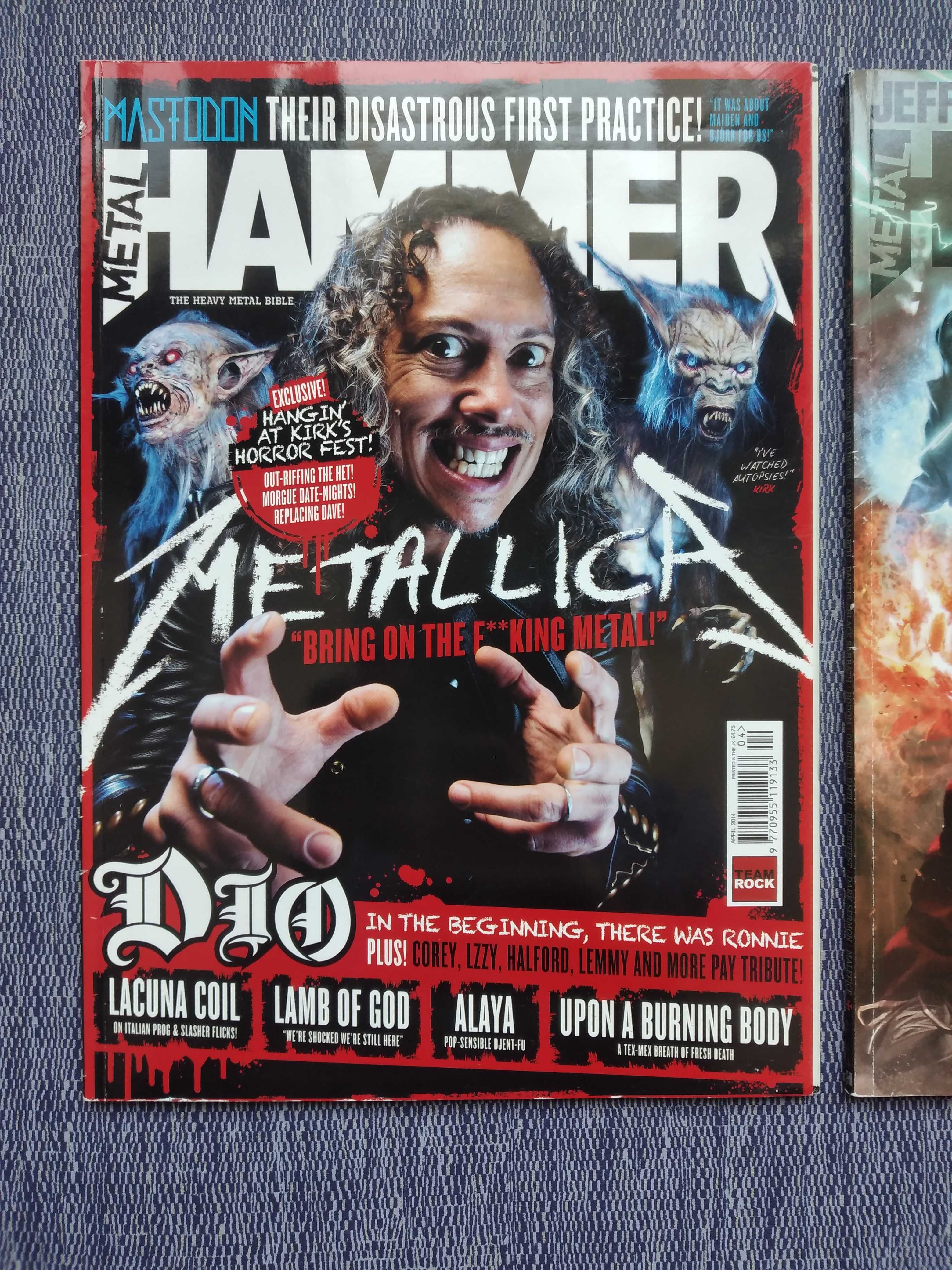 Метал Рок Списания на Английски Език Metal Hammer Magazines Metallica