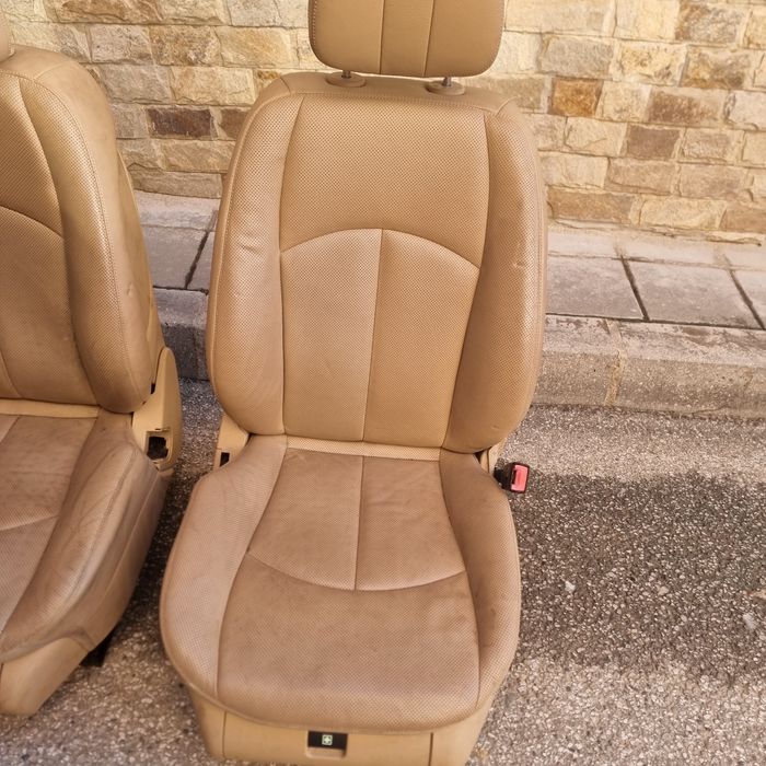 Седалки мерцедес w211 бежови