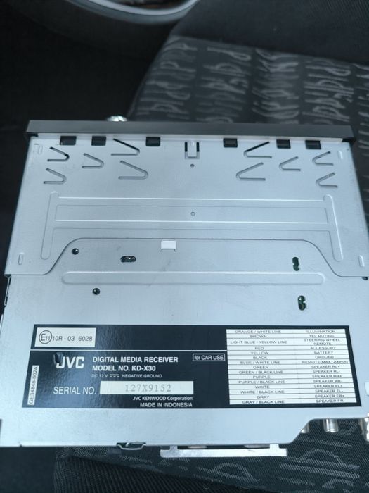 Radio jvc auto usb casetofon