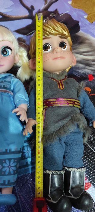 Set păpuși Anna Elsa și Cristoff disney