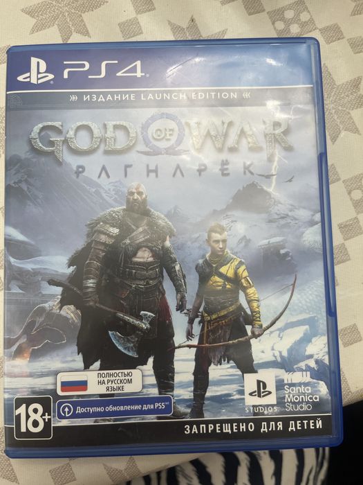 Продам диск God of War Рагнарек бу на PS4