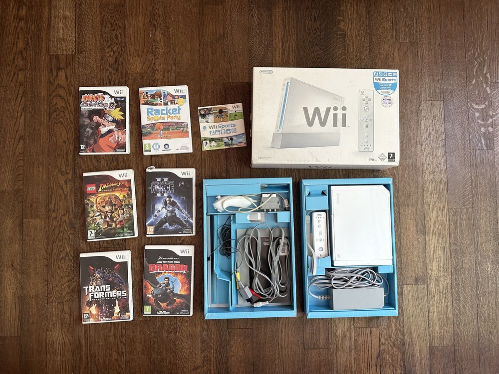 Nintendo wii + 5 игри