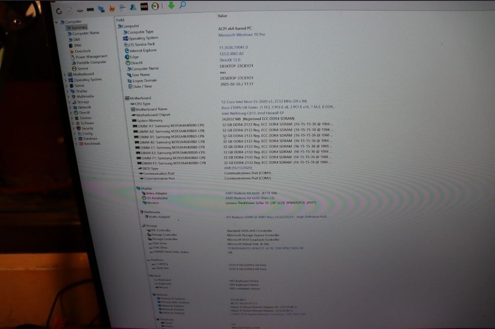 Placa de Baza Workstation Asus Z10PA-U8 Skt 2011-3 DDR4 8 Channel Raid