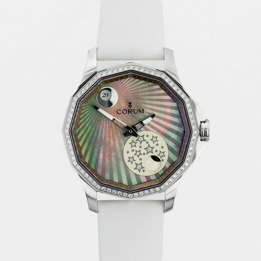 Corum Admiral's Cup Legend 38 Mystery Moon Watch 384.101.47/F149 AN01