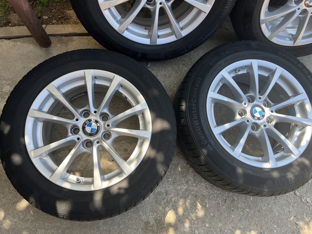 Jante aliaj bmw seria3,    cu cauciucuri m+s iarna 205.60.16