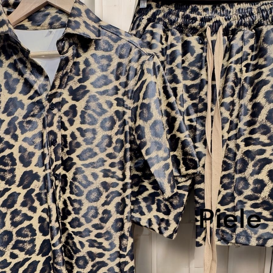 Compleu Piele, Casual/Elegant, Animal print, calitate siperioara!