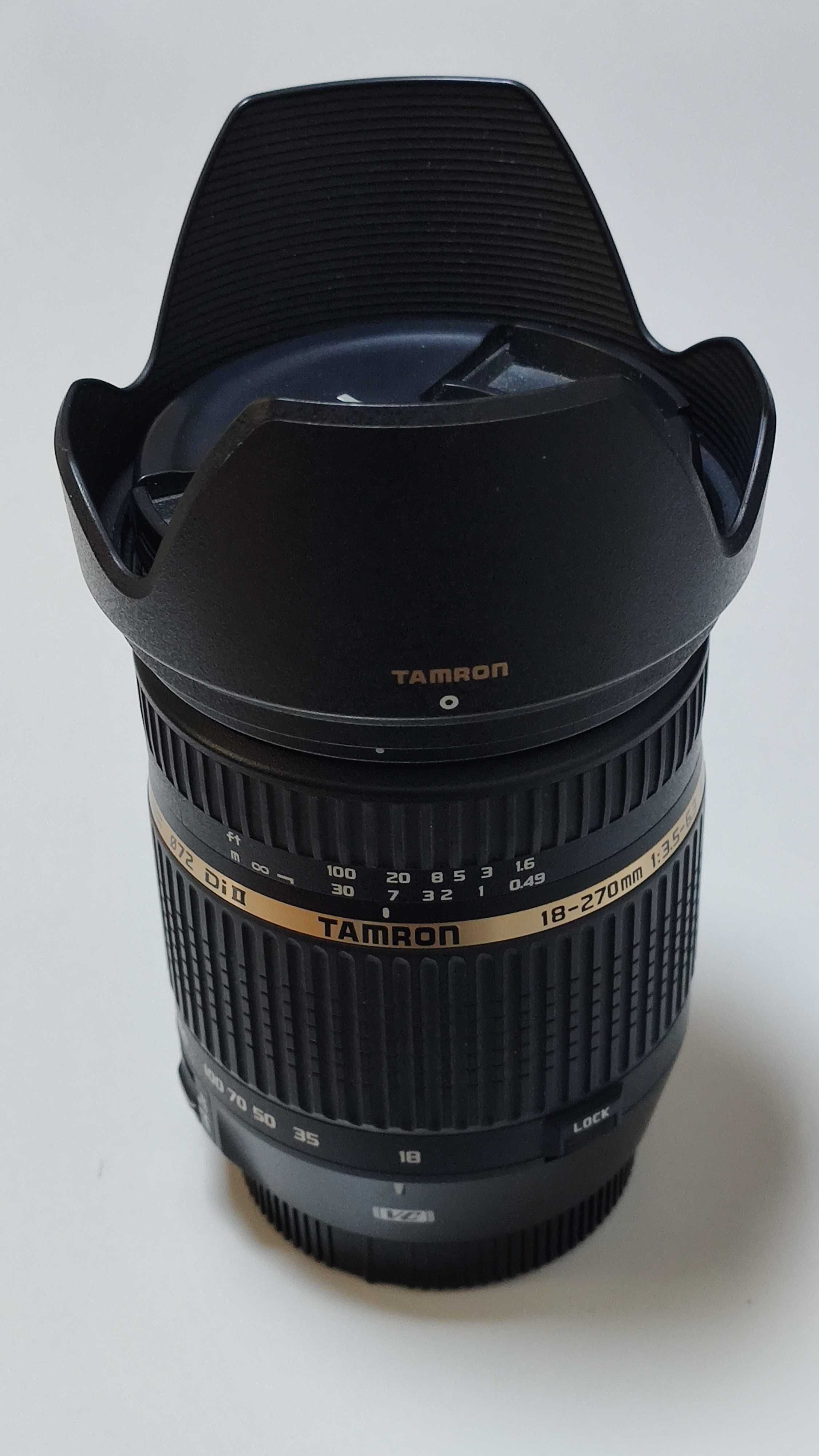 Obiectiv Tamron 18-270mm F/3.5-6.3 pt Canon AF + filtru Akira HMC 72mm