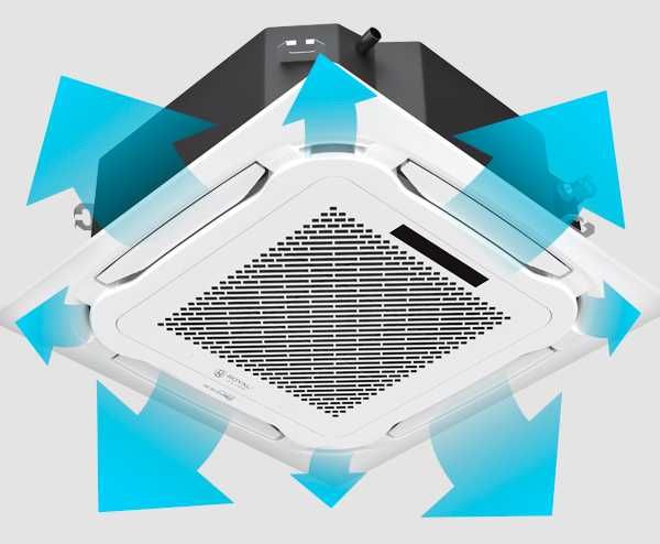 AUX 24 Кассетный Кондиционер Inverter/On-of Оптовый цены +Доставка !