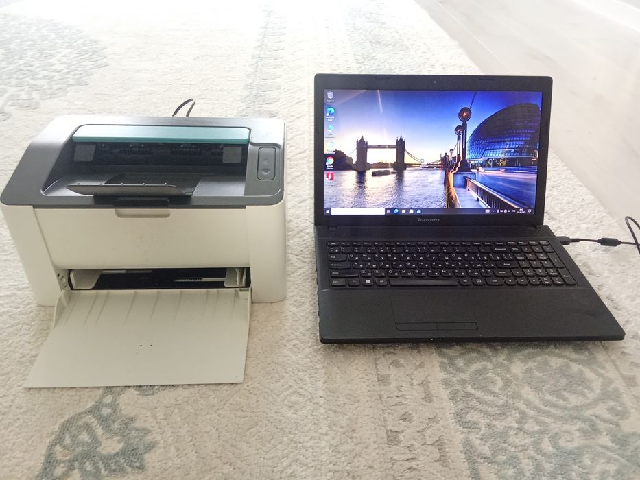 Ноутбук Corei5 оперативная память 8gb SSD 150gb принтер HP 107R