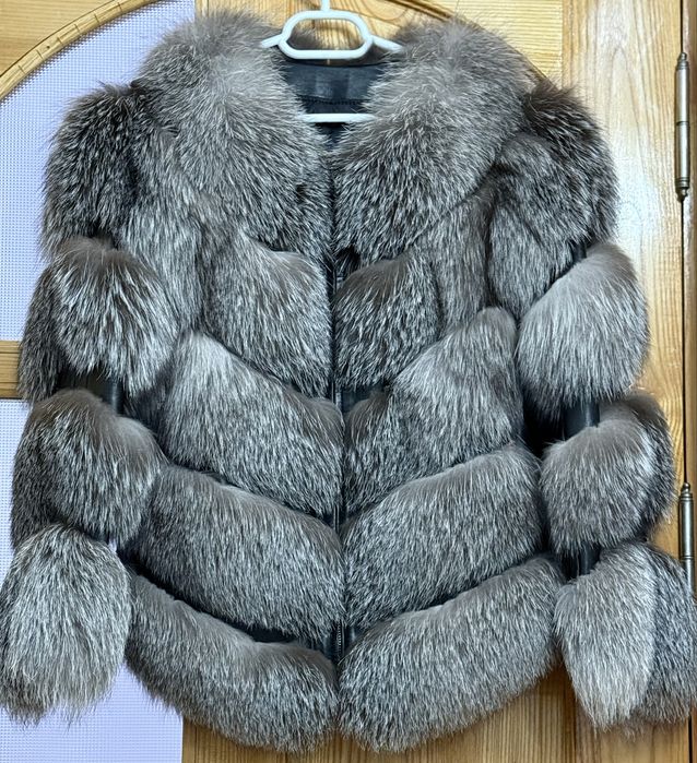 Blana naturală vulpe argintie