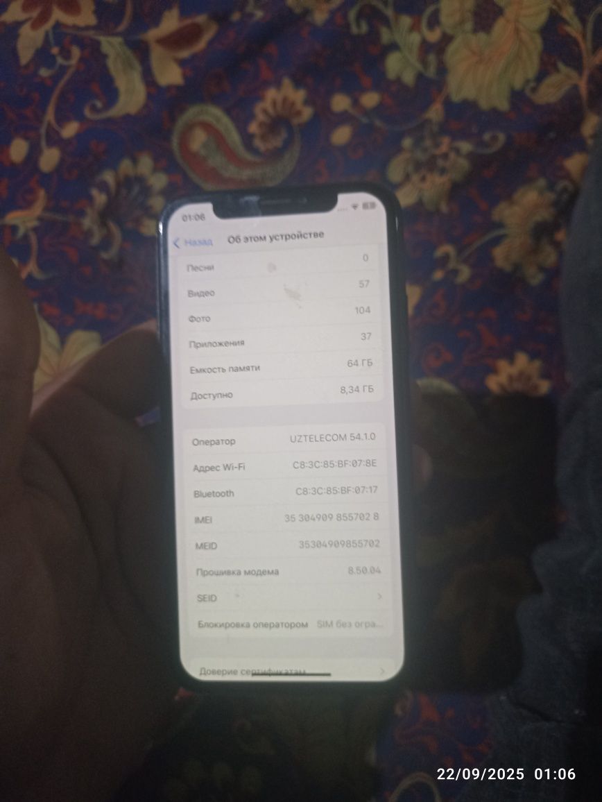 iPhone x  ideal tel