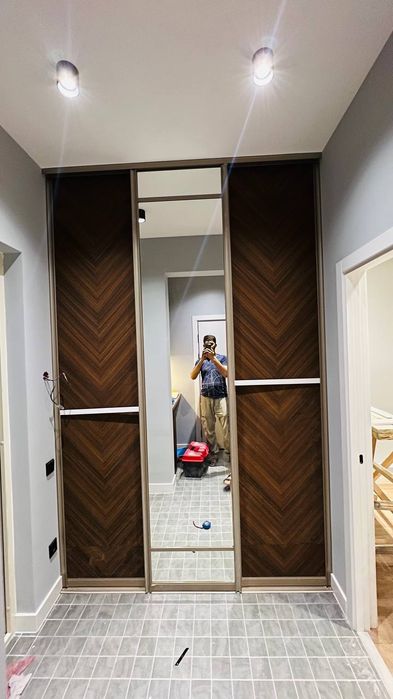 Kuxniya Mebel va Spalniy nabor Shkaf Prixojka yasaymiz