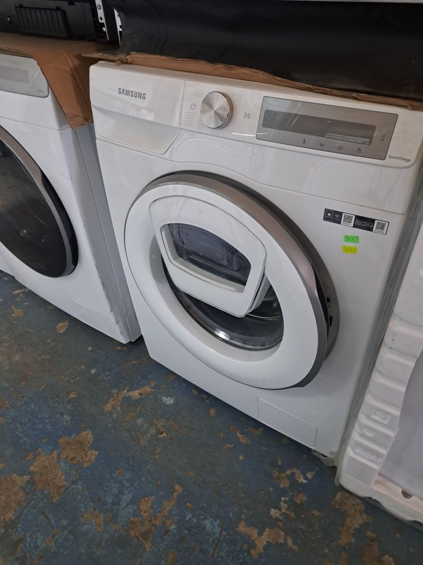 Нова инверторна самодозираща пералня Самсунг/Samsung 8 кг Add Wash