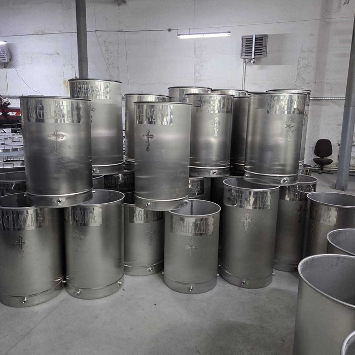 Vase de aghiasmă CONVELT din inox 60 100 150 Litri