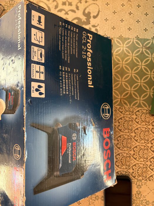 Nivela laser Bosch GCL 2 15 Raza rosie