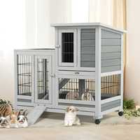 Клетка къща за домашни зайци и малки животни