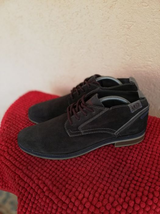 Ghete nr 44 Bugatti piele întoarsă