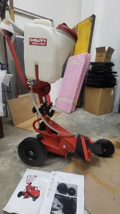 Carucior Hilti DSH - FSC pentru drujba taiere asfalt beton