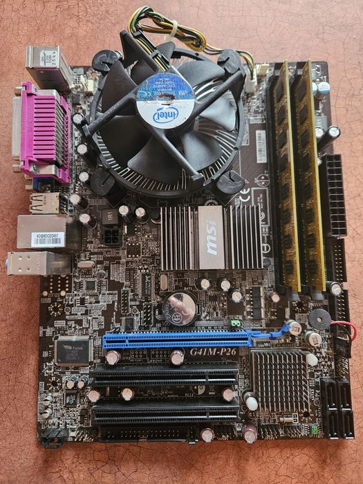 Kit retro sk775 Intel E5700 G41 8GB DDR3