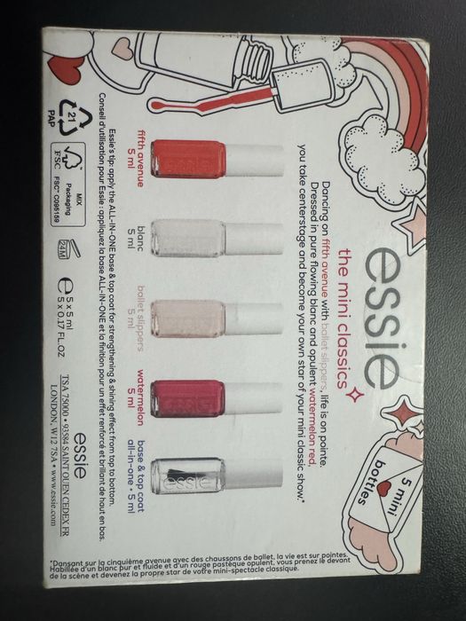 Неотваряни лакове за нокти essie the mini classics