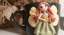 Cadou pentru fetite, sotie/iubita, cana zana handmade