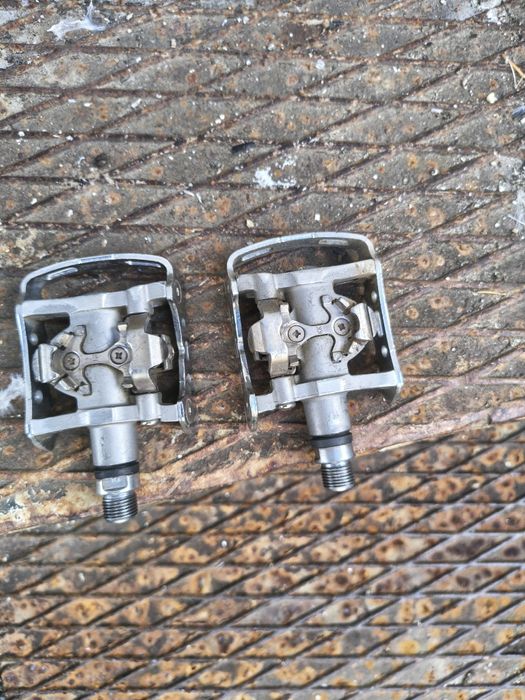 Shimano pedale de bicicletă PD-M324 SPD argintiu