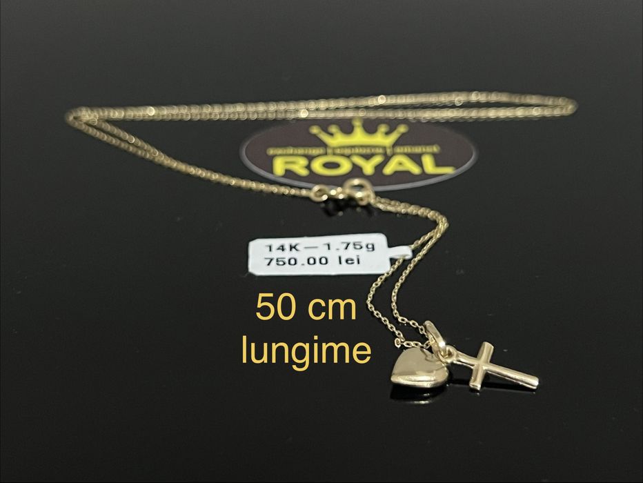 Bijuteria Royal CB : Lant aur 14k 1,75 grame