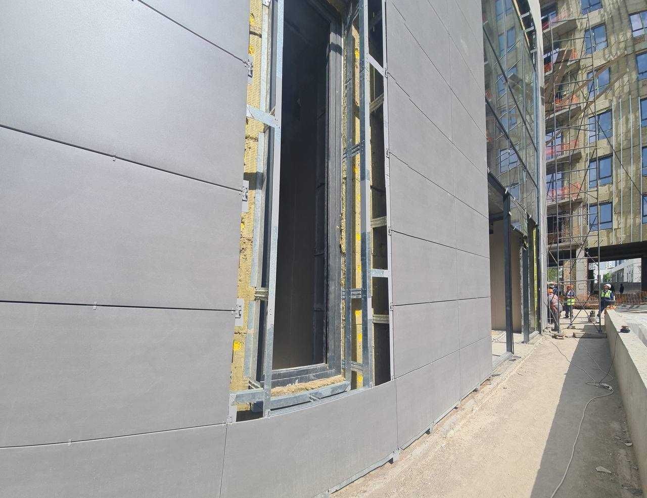 Suxoy montaj fasad ishlari | Сухой монтаж вентилируемый фасад под ключ