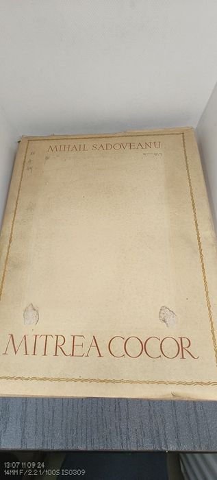 Mihail Sadoveanu  Mitrea Cocor cu ilustratii de Cirneliu Baba