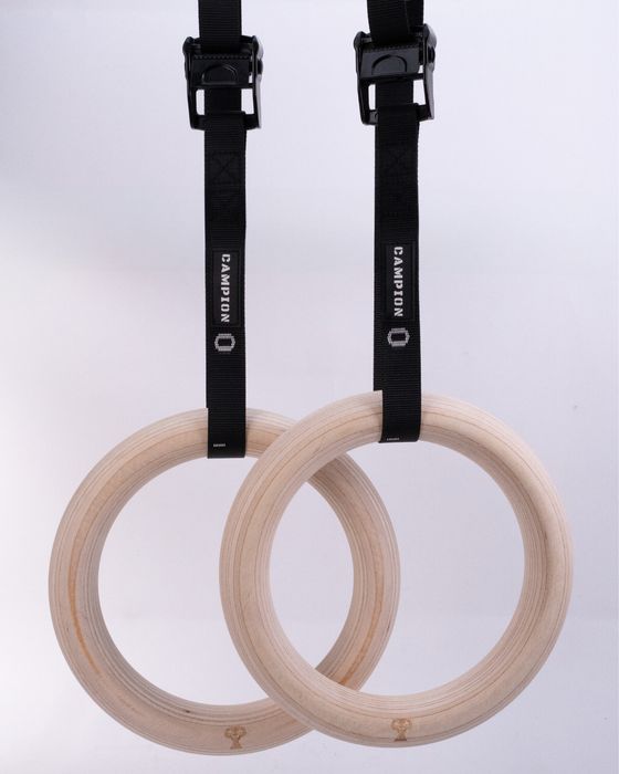 Inele de Lemn Pentru Gimnastica/Calisthenics