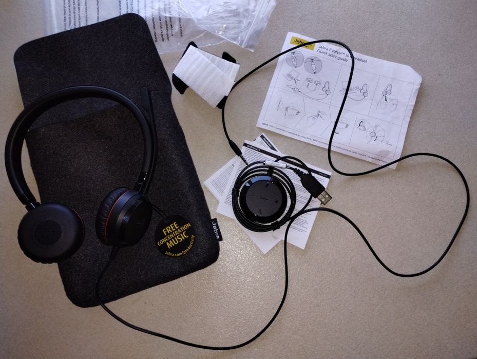 Casti Jabra Evolve 30 || HSC060 / Noi / Impecabile