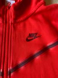 Nike Tech Fleece Горнище, червено, 158-170