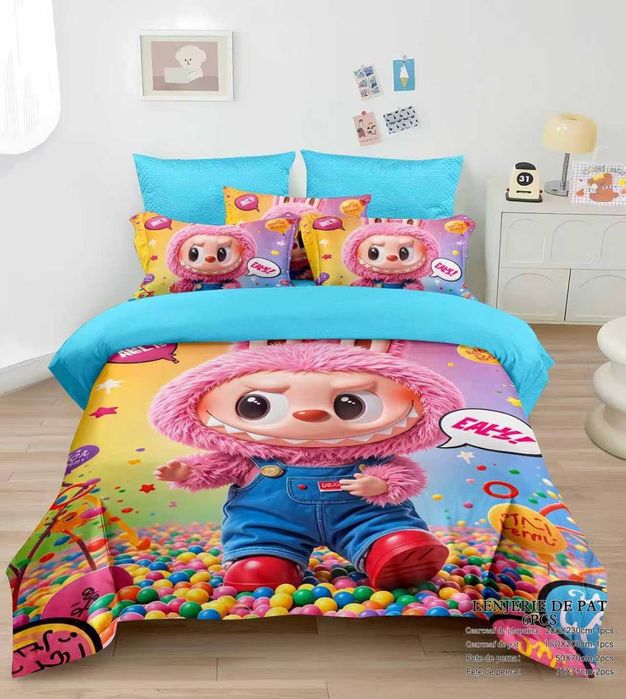 Lenjerie de pat 4 piese 5 D