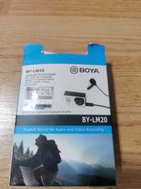 Microfon BOYA LM20 nou, garantie