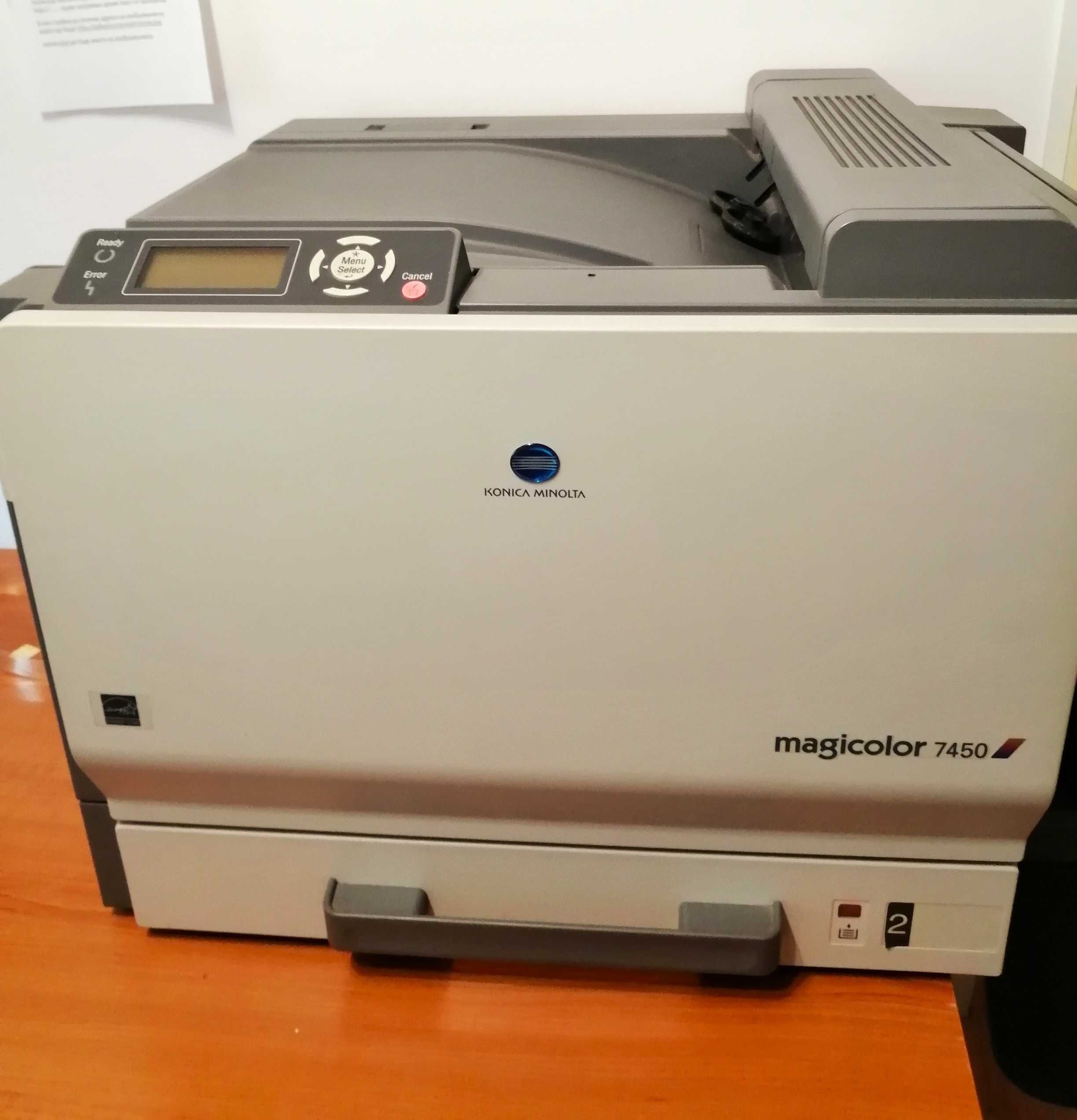 Професионален цветен принтер Konica Minolta. Magicolor 7450