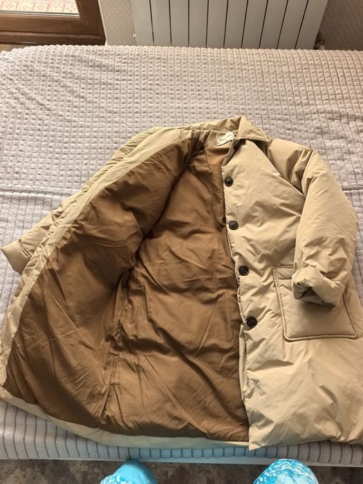 Новое детское пуховое зимнее пальто