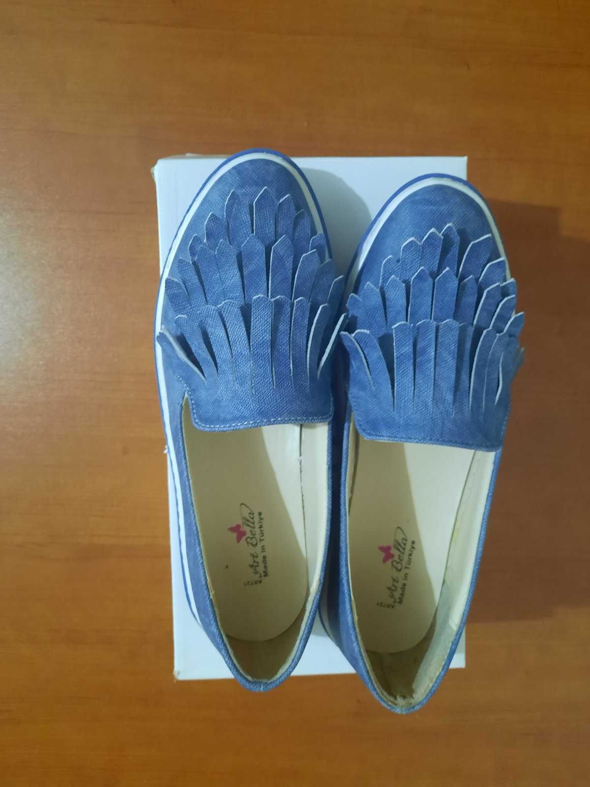 Сини дамски обувки N 38