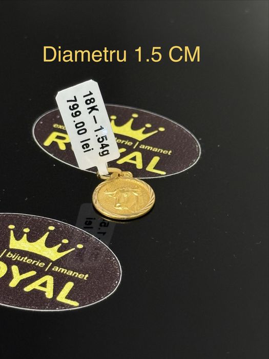 Bijuteria ROYAL : Pandantiv AUR 18K / 1.54 GR